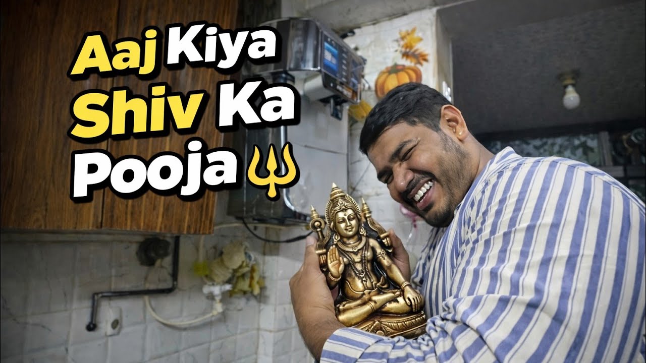 Aaj Pooja Me Dhyaan Kam, Comedy Zyada Ho Gayi 😆🙏   #Viral#Shorts#Explore#Foryou#FYP#Reels#ViralVideo