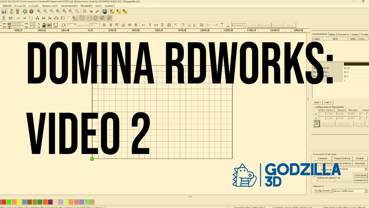Par&aacute;metros de Corte L&aacute;ser en RDWorks - Optimiza Tus Proyectos con Configuraciones Precisas