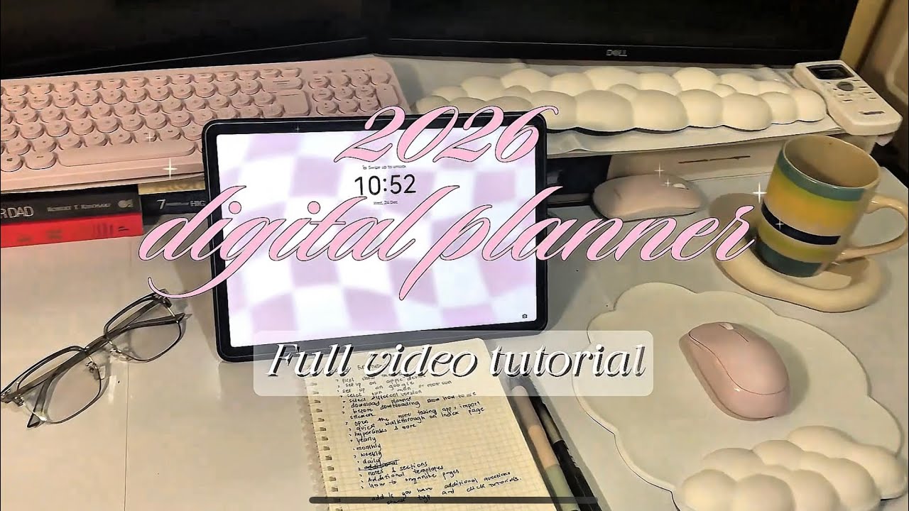 (Updated) Full tutorial 2026 All-in-one Digital Planner | Ipad & Android | Craftd Clicks