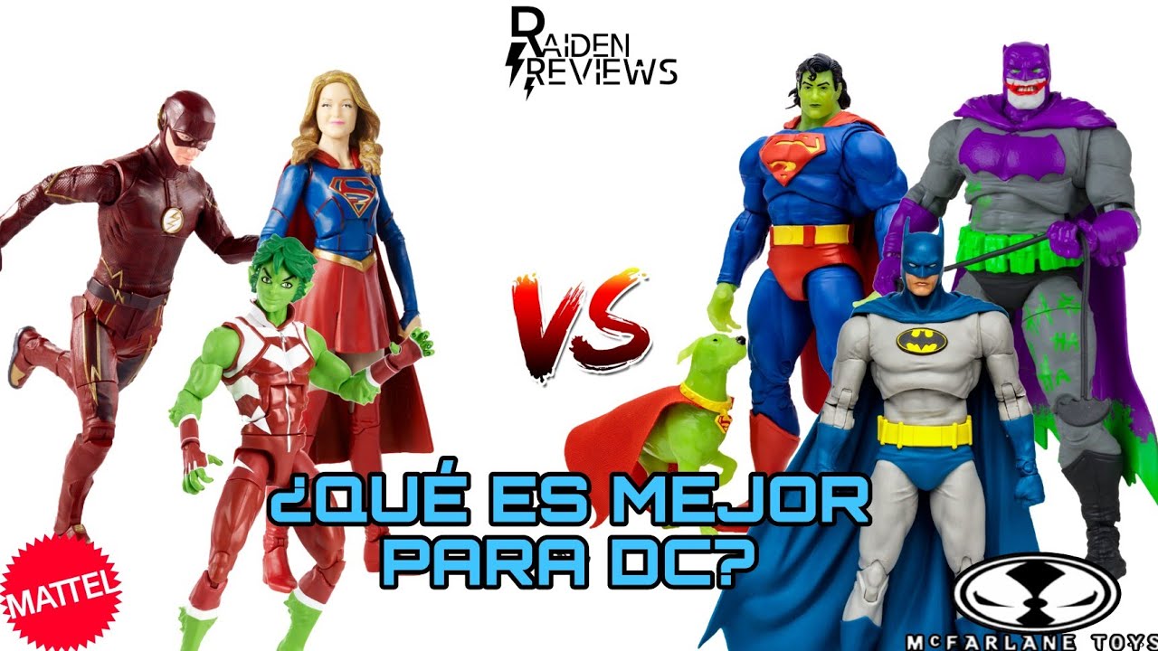MCFARLANE VS MATTEL &iquest;QU&Eacute; ES MEJOR PARA DC?