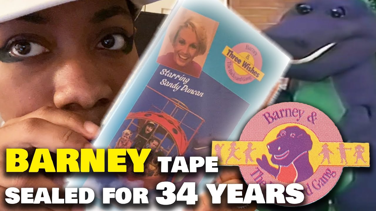 Unboxing a SEALED COPY of BARNEY : THREE WISHES 1988 | Sealed for 34 Years