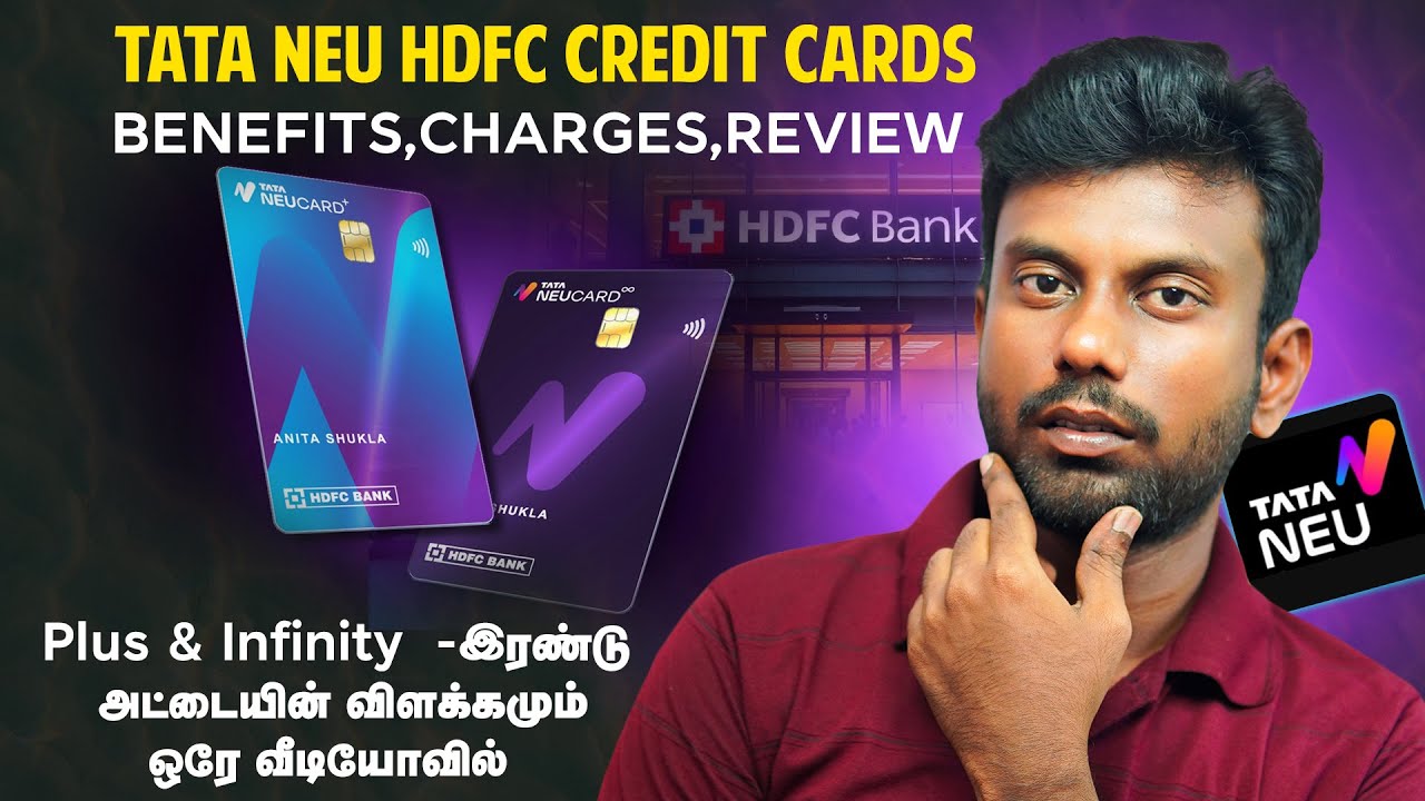 Tata Neu HDFC Credit Card  Review Tamil | Tata Neu Plus & Infinity Cards Complete Details Tamil