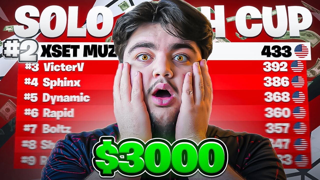 2ND PLACE SOLO CASH CUP FINALS ($3000) 😔
