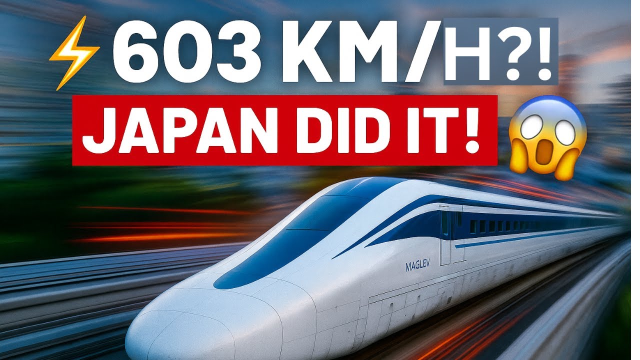 Japan&rsquo;s Fastest Train Ever! | L0 Maglev 603 KM/H &ndash; World Record Speed Explained