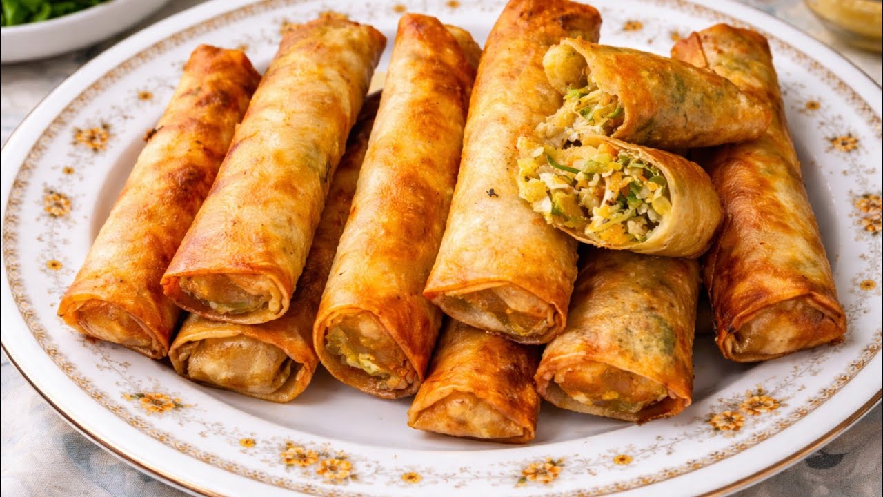 Crispy Vegetable Spring Rolls | Ramadan 2026 Special|Quick & Easy Spring Rolls in 10 Minutes!