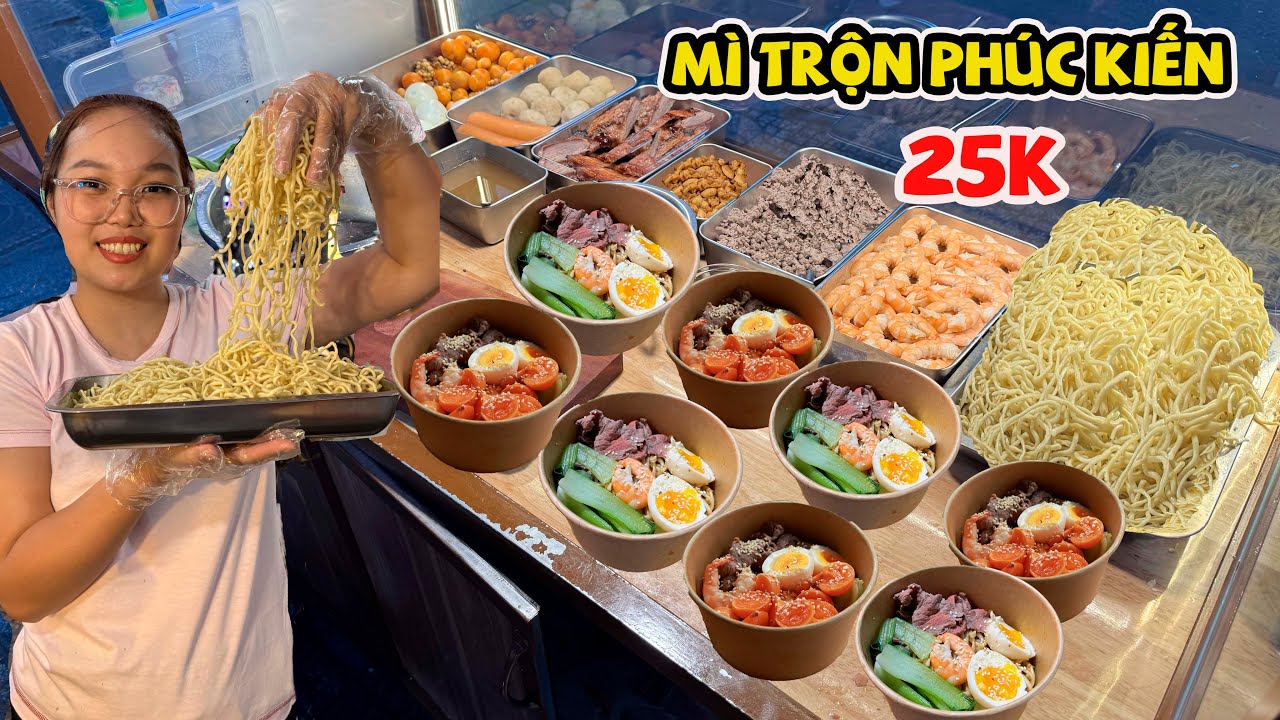 Em Gái Bán Mì Trộn Phúc Kiến 25K Sợi Thơm Dai Tự Tin Topping Tươi Ngon Chất Lượng Nhà Làm