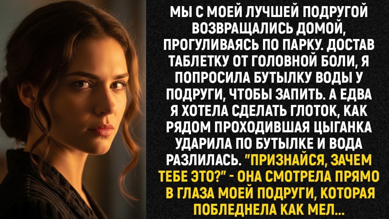 Мы с моей лучшей подругой возвращались домой, прогуливаясь по парку.Достав таблетку от головной боли