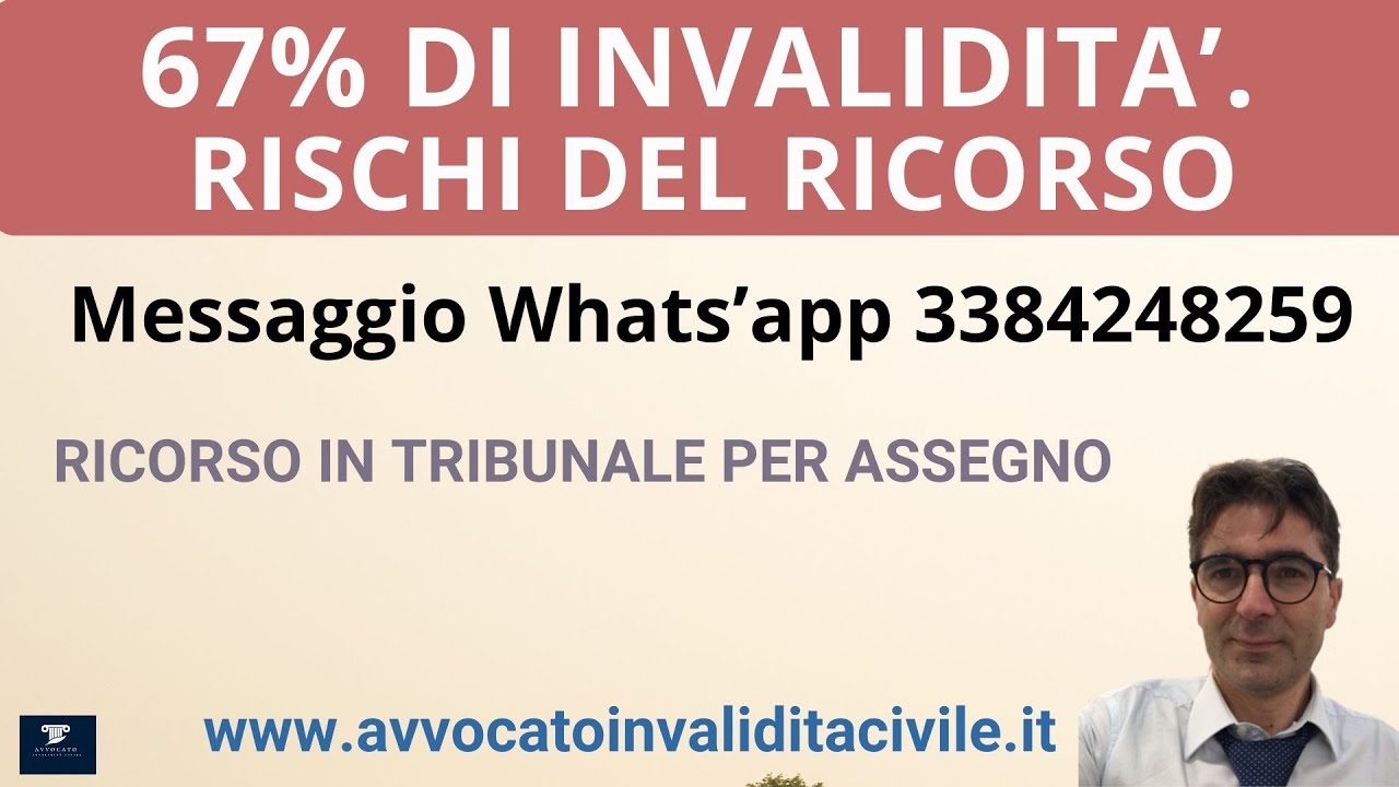 67% DI INVALIDITA' E DIRITTI #handicap #invalidita #disabilità #avvocatoinvaliditacivile