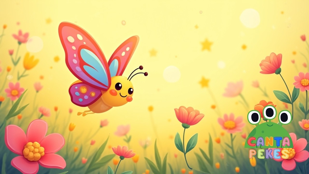 🌈🦋 Música Infantil para Pré-Escola | Borboletinha Colorida 🎶 Canções Infantis.