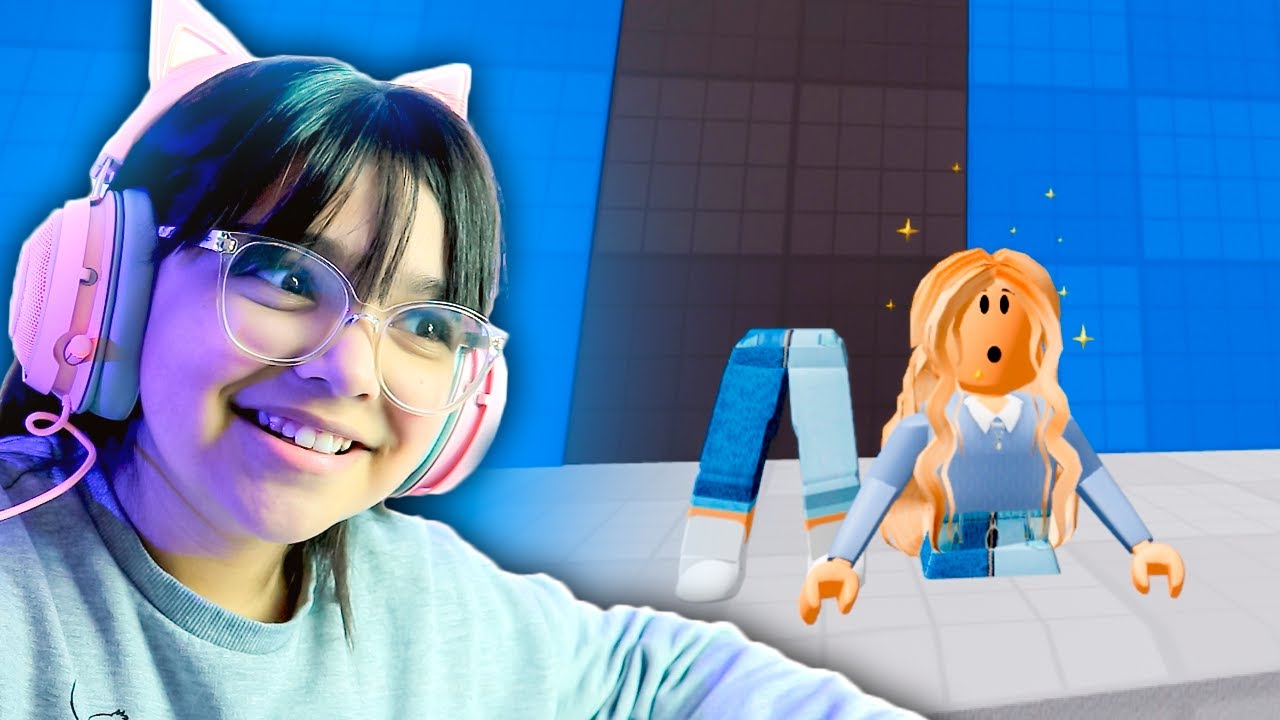 FUI DIVIDIDA AO MEIO NESSE JOGO MALUCO. (Roblox Split)