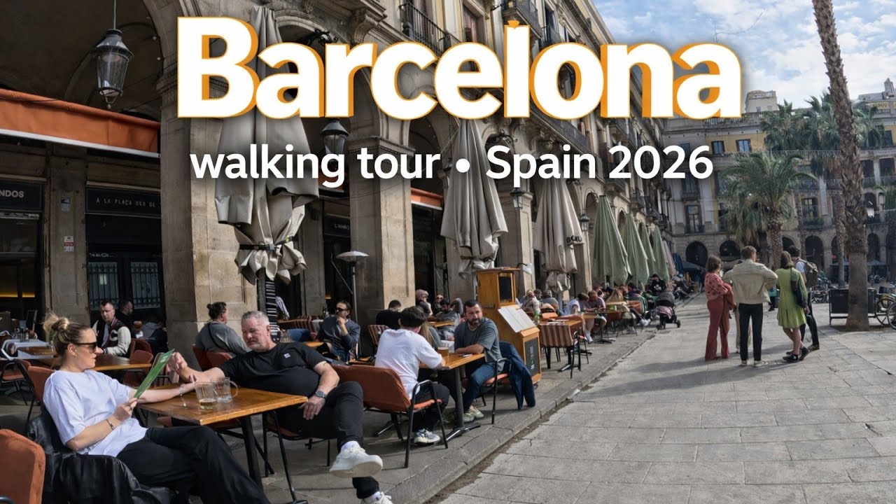 Barcelona, Spain 🇪🇸 - February 2026 - 4K-HDR Walking Tour 