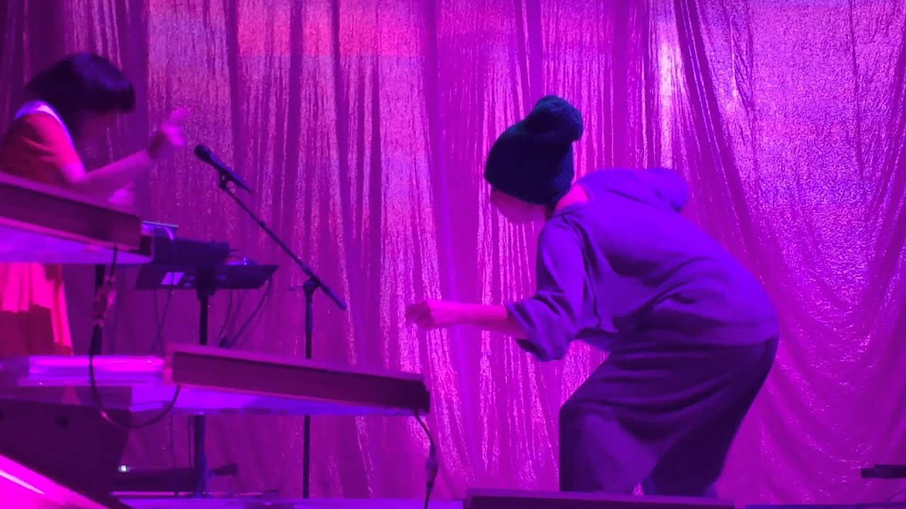 Lady Gaga & Lady Starlight dancing on the stage Prague 5.10.2014
