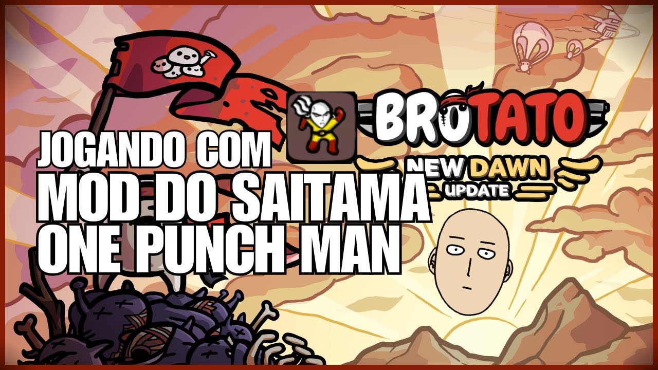 JOGANDO COM O MOD DO SAITAMA - BROTATO