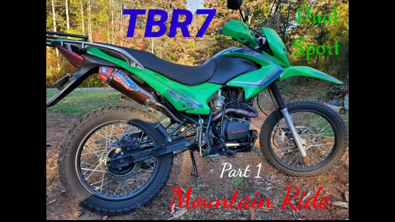 Tao Tao TBR7 Dual Sport Ride Part 1 Riding To The Mountains