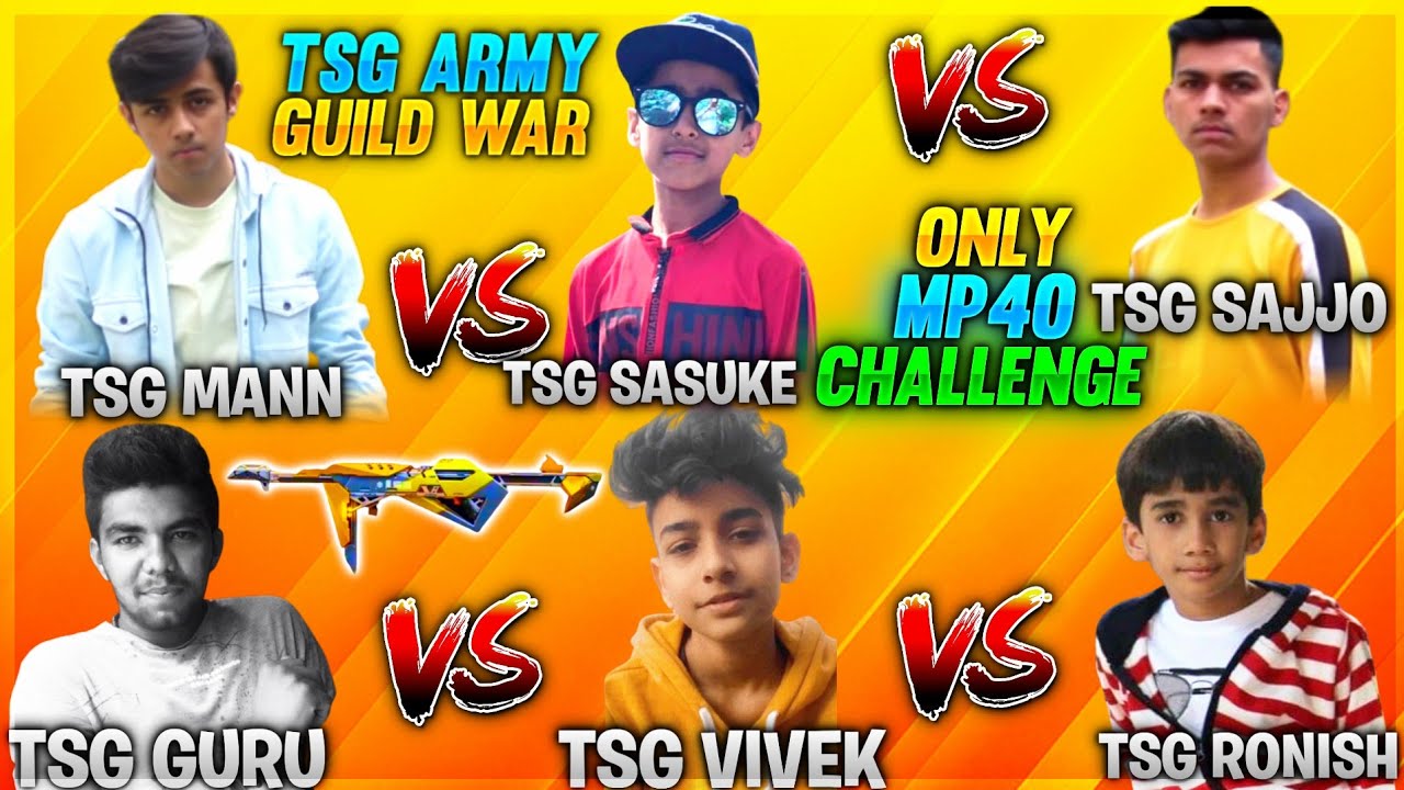 TSG ARMY GUILD WAR MP40 ONLY VERSUS ||  ALL GUILD MEMBERS FIGHT FOR THERE GLORY || WHO WINS?