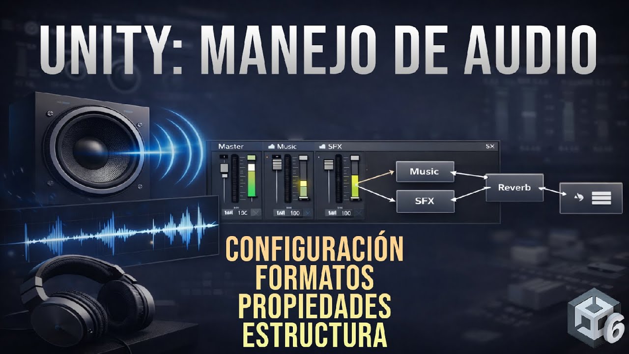 Audio en Unity 6: Manejar Sonidos, Mixer y Estructura Paso a Paso