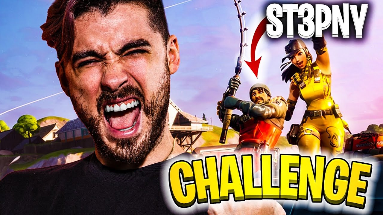 CANNA DA PESCA CHALLENGE con ST3PNY su FORTNITE!