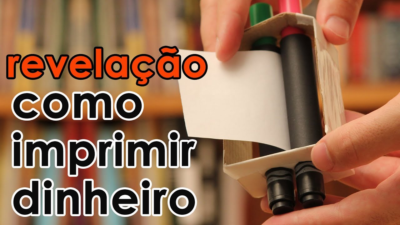 Revela&ccedil;&atilde;o da M&Aacute;GICA: como imprimir dinheiro em casa