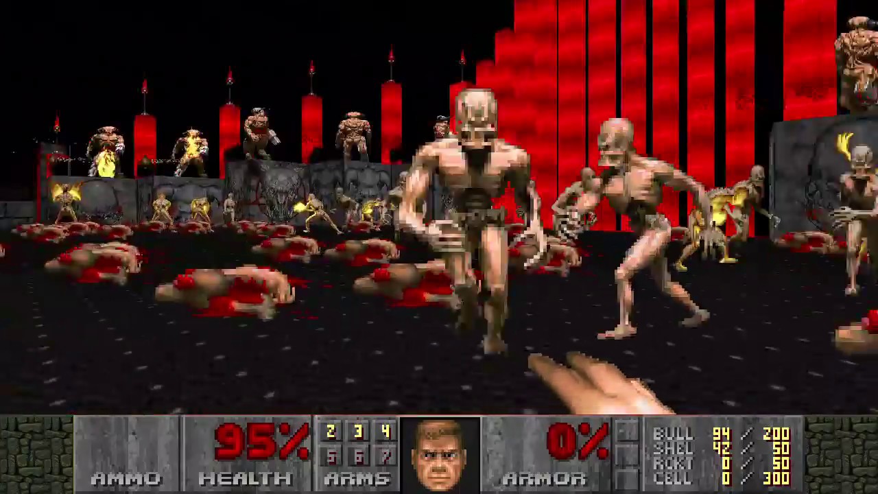 [Doom 2] VeryHard Map06: Archvile Cathedral  ITYTD-Speed in 33:28