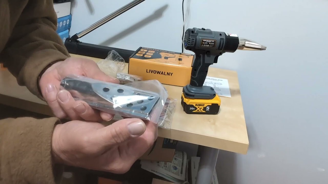 Cordless Heat Gun for Dewalt 20v Battery, LIVOWALNY 350W Fast Heating Soldering Hot Air Gun Review