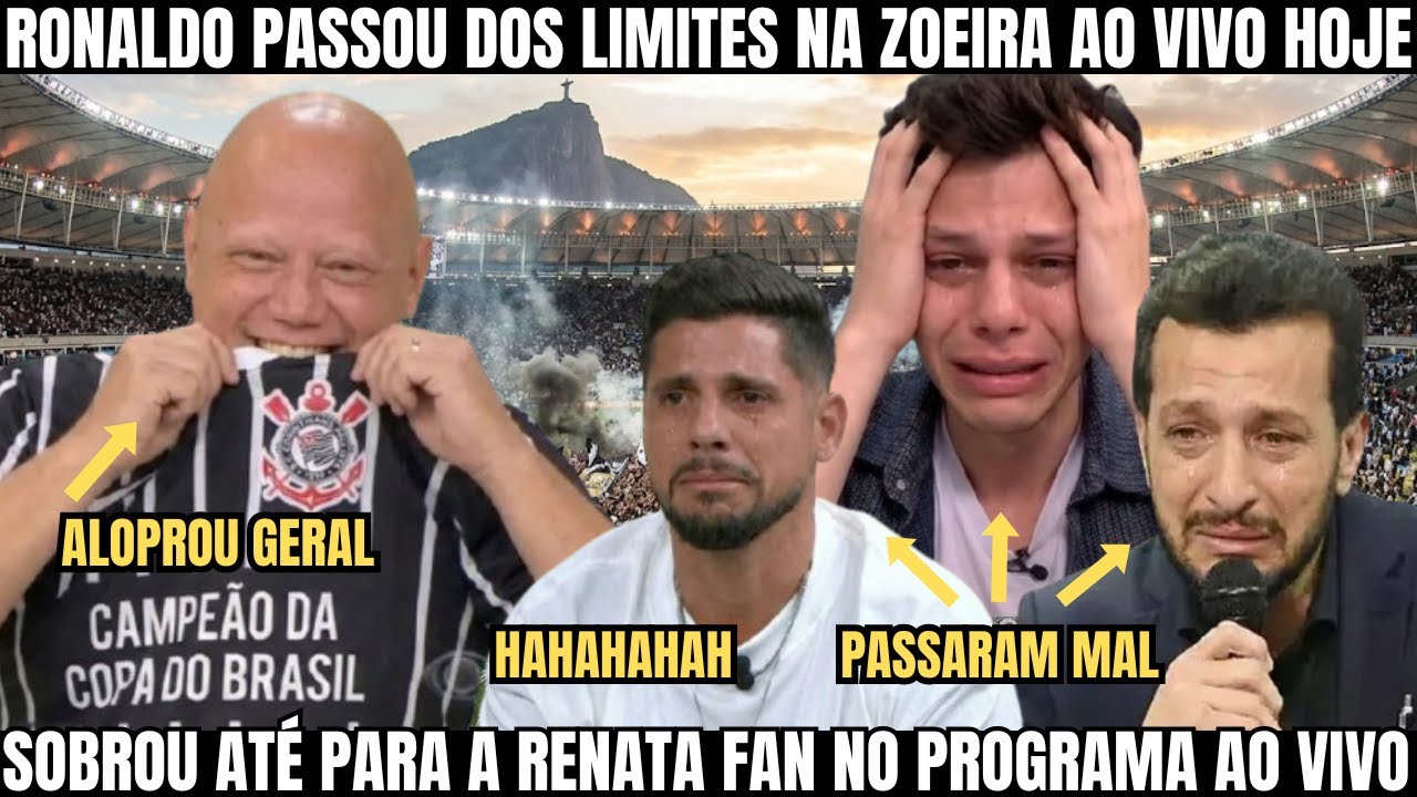 RONALDO PERDEU A LINHA E TOCOU O TERROR NO JOGO ABERTO DE HOJE! SOBROU PARA TODO MUNDO!!!!!!!!!!