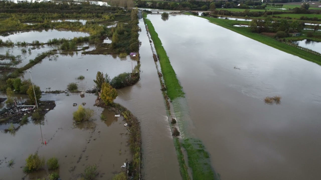 River Don, Doncaster - Flooding on 21st October 2023