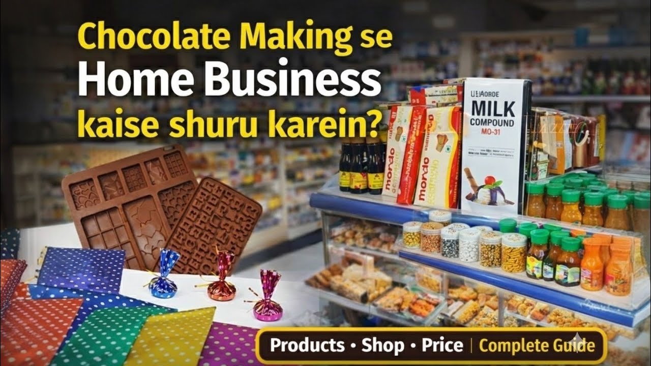 Chocolate Making Business Start Karne Se Pehle Ye Video Zaroor Dekhe | Material & Price