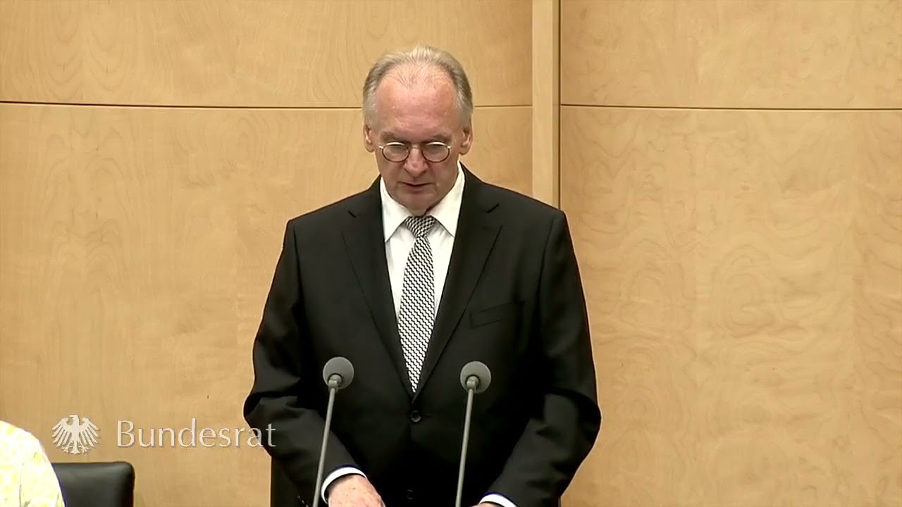 Rede von Bundesratspr&auml;sident Reiner Haseloff zum Abschluss seiner Pr&auml;sidentschaft