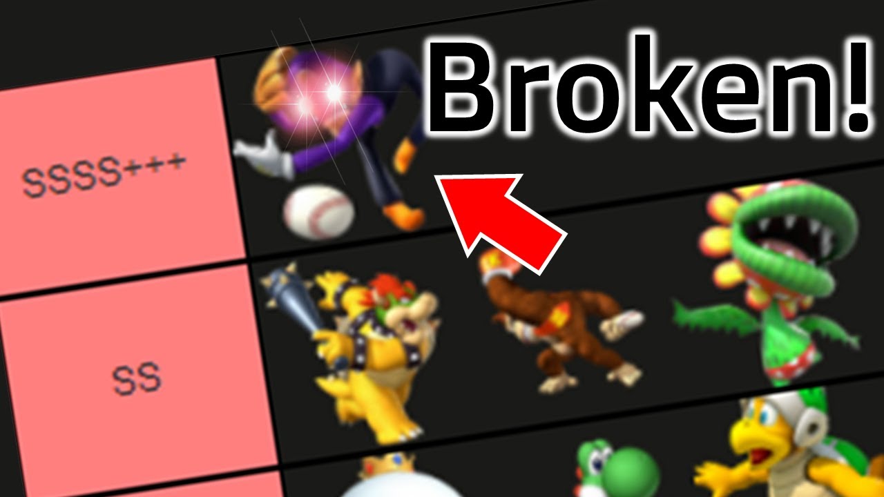 Waluigi Top Tier!?!? - MattyIce's Mario Superstar Baseball Tier List Winter 2022