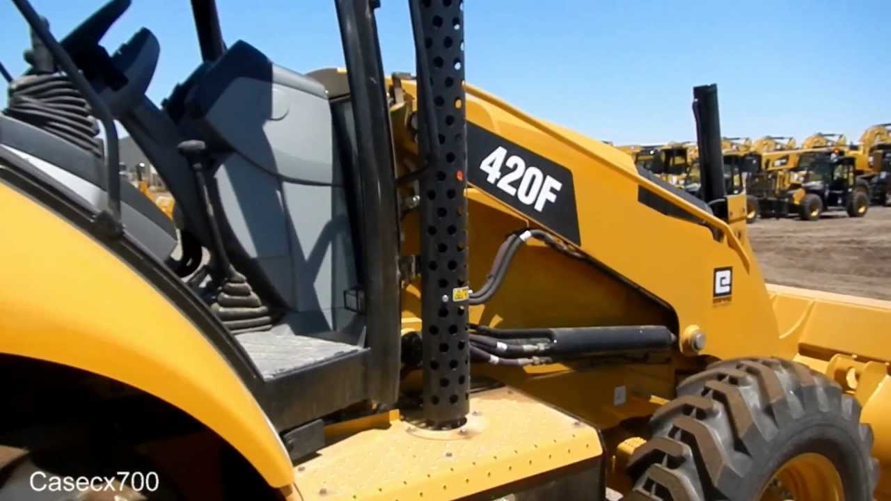CAT 420F Loader Backhoe Walkaround