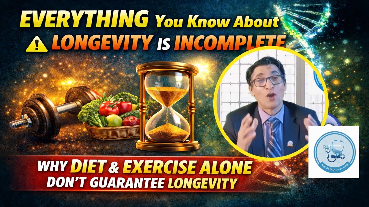 Longevity Explained Simply: How to Live Longer & Healthier @SinghMedicalPractice 