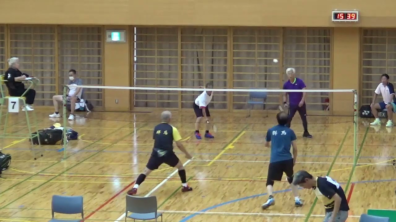 2024 11 09  1600   関東シニアバドミントン　60歳代男子ダブルス