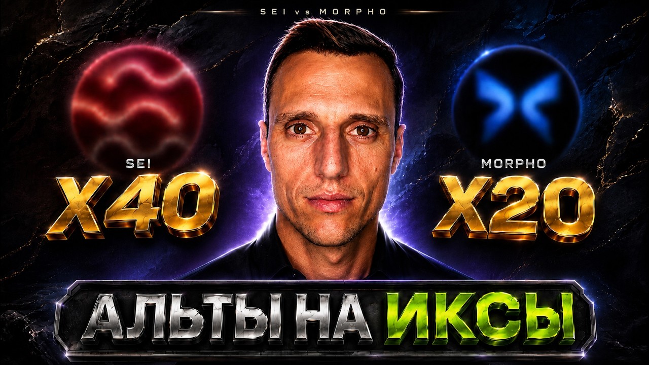 Альткоины на иксы. Топ криптовалюты. Криптовалюта MORPHO обзор. SEI прогноз, почему я снизил цели.