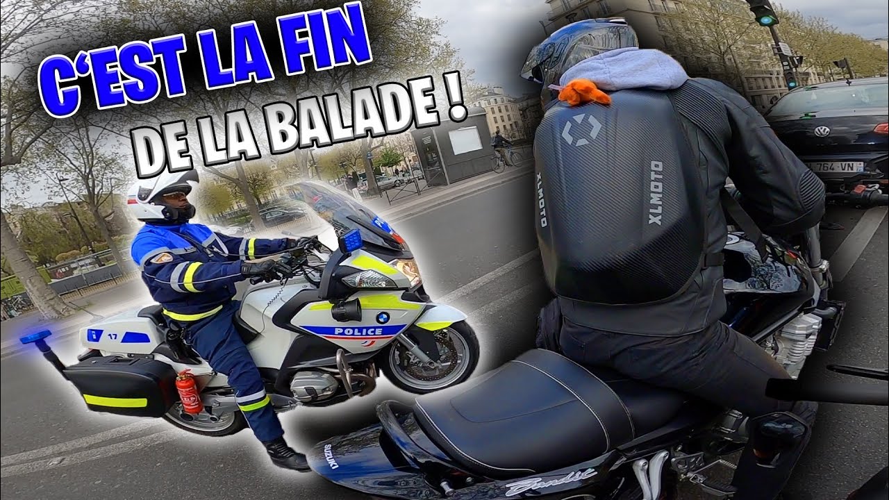LA POLICE M'ARRÊTE EN MOTO SUR PARIS !👮‍♂️(Fin de la balade)