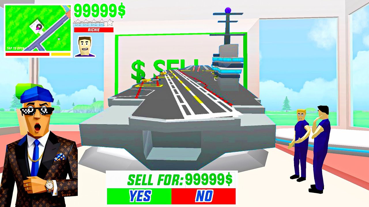 😍Finally Jack SOLD the MOST EXPENSIVE Aircraft Carrier in Dude Theft Wars! 😱💰