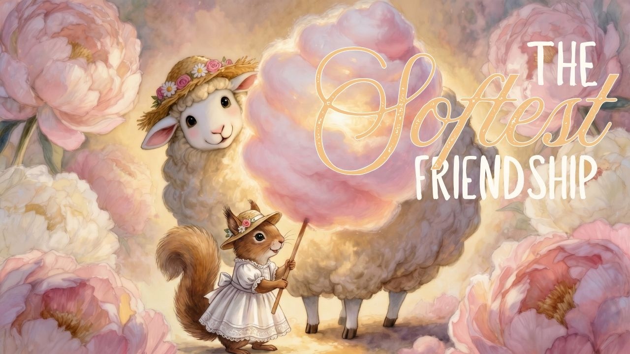 The Cotton Candy Sheep & Her Best Friend 🌸 2 Hours of Enchanting Fairytale Music | Relax & Dream