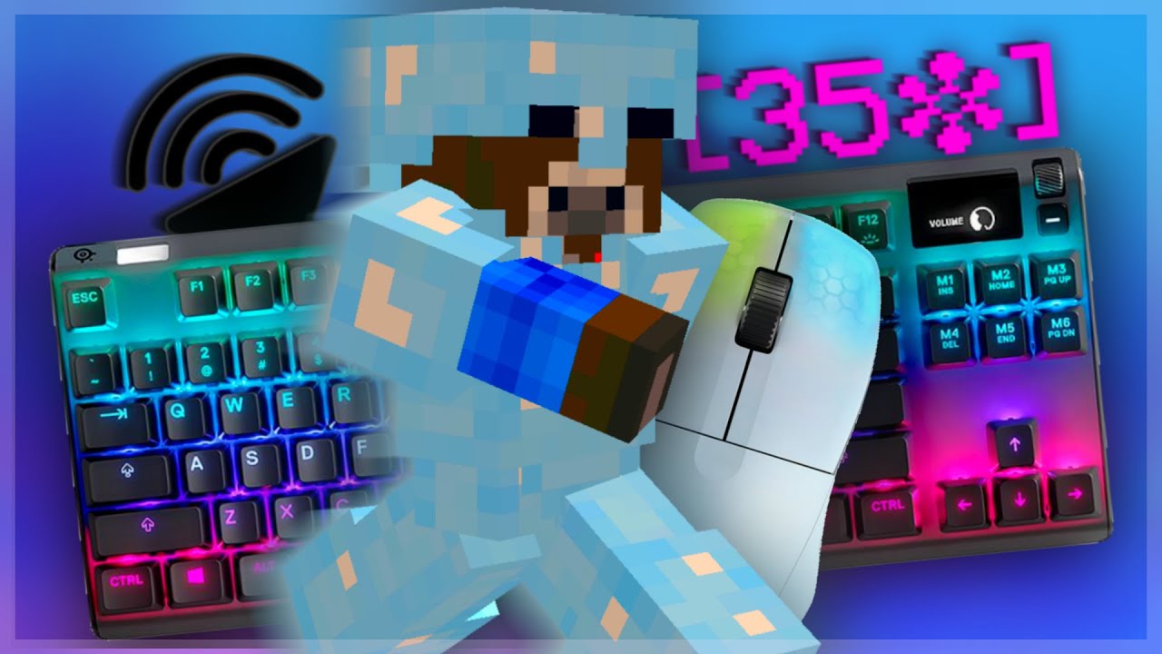 20+ Minutes of Chill Skywars | Keyboard + Mouse ASMR