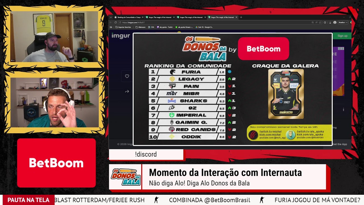 AO VIVO: OS DONOS DA BALA by BETBOOM !livepix !betboom !hellcase - Me siga @ale_apoka