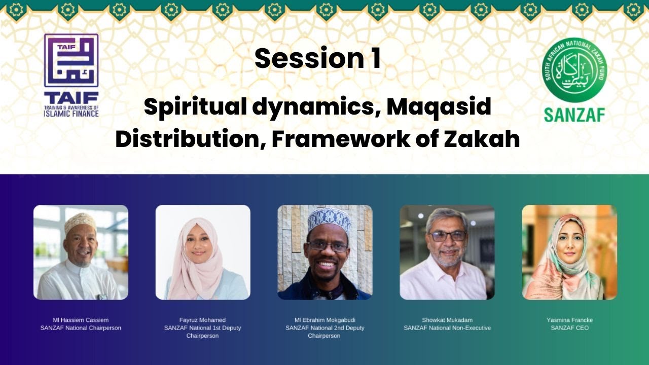 Spiritual dynamics, Maqasid and Distribution, Framework of Zakah