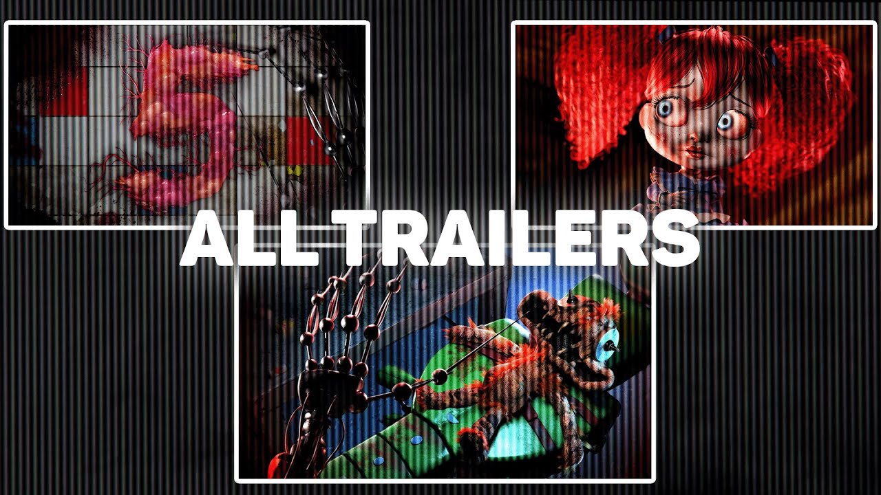 All Poppy Playtime: Chapter 5 trailers