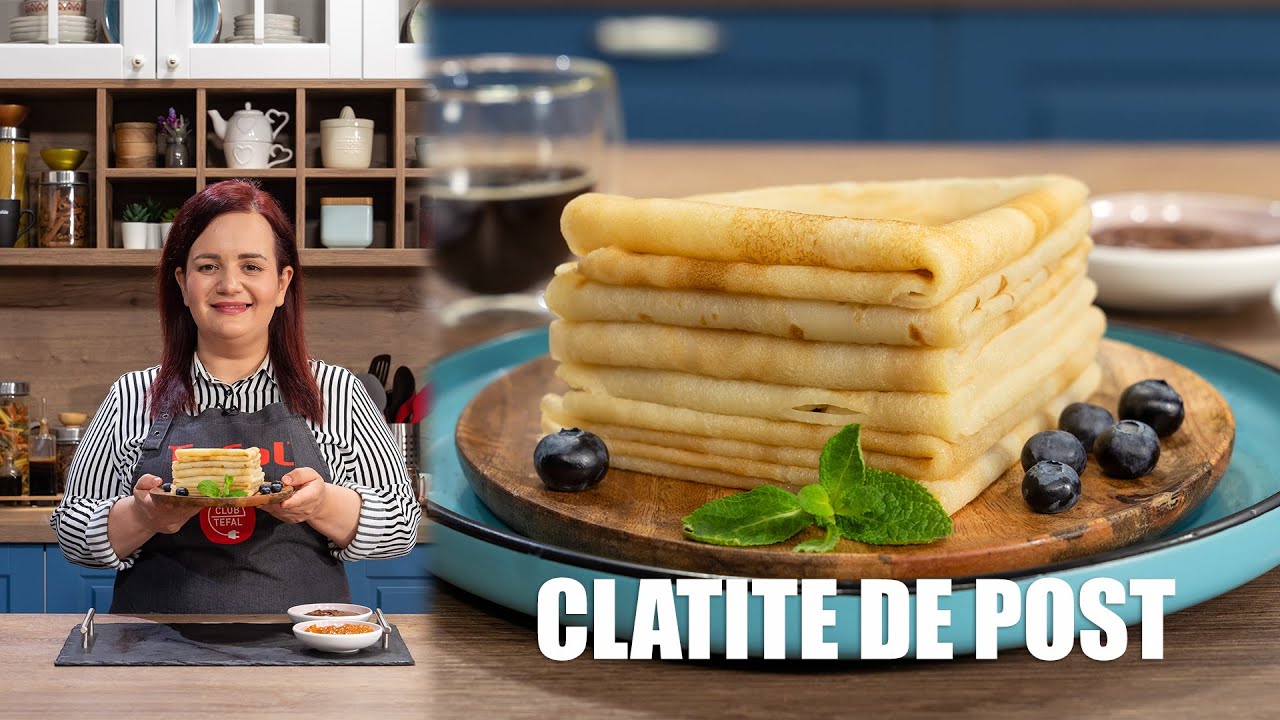 Clatite de post, cea mai simpla si mai gustoasa reteta | JamilaCuisine