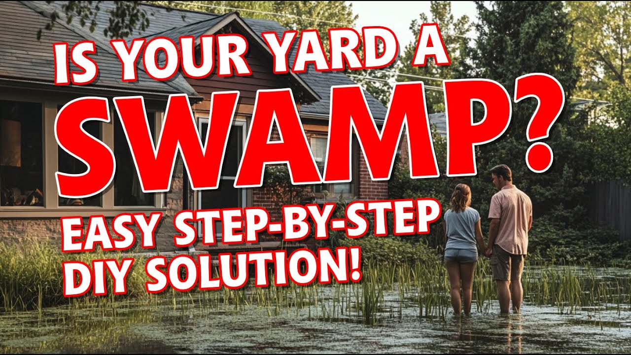 NEW Easiest DIY French Drain Yard Drain 2025 - Breakthrough Technology