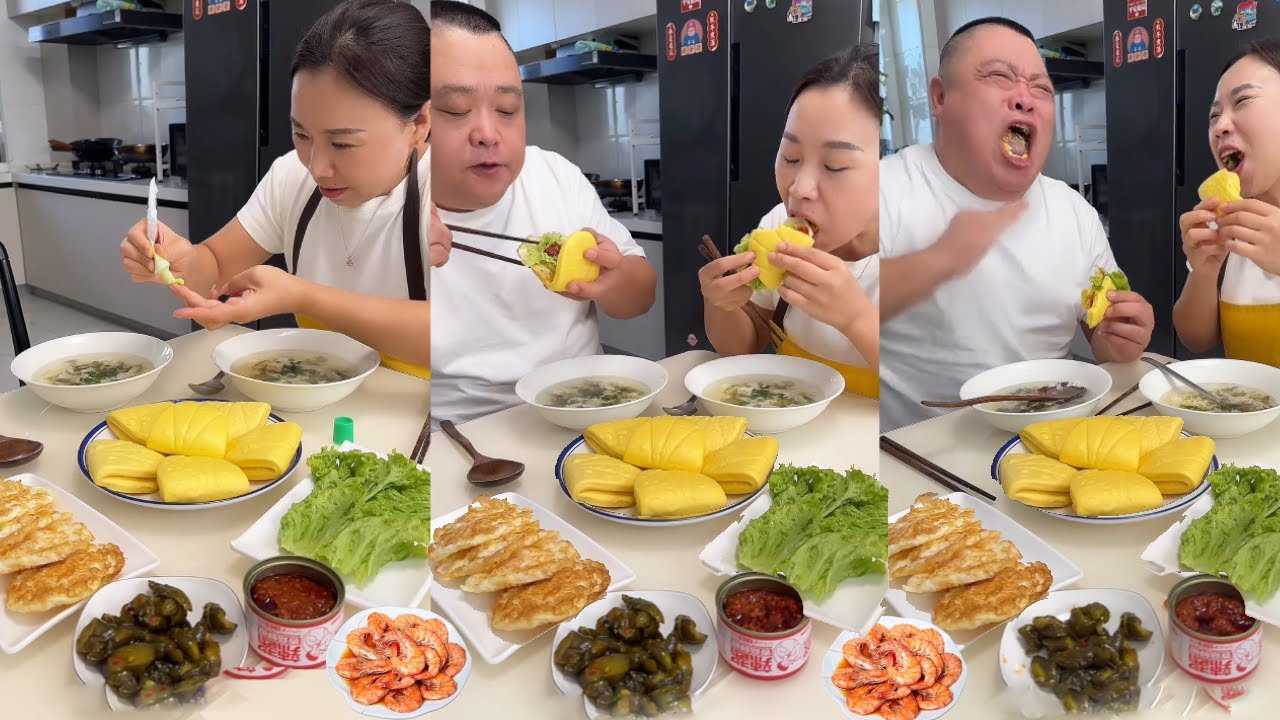 为了惩罚吃独食的蠢老公，我偷偷把芥末挤到碗里，最后他吃到直接辣哭【胖嫂美食】