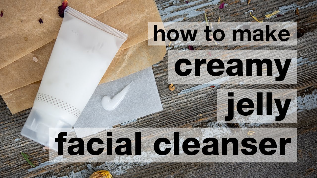 How to Make DIY Creamy Jelly Facial Cleanser // Humblebee & Me