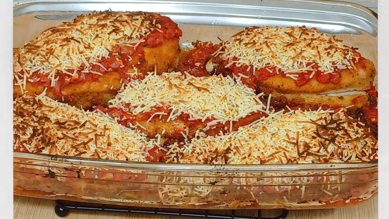 Pechuga de Pollo a la Napolitana (Súper Jugosa y Sabrosa)