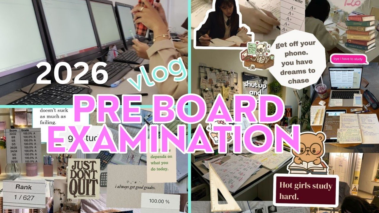 Pre Board Exam Day Vlog 📒#trending #dailylifevlog #board exam 