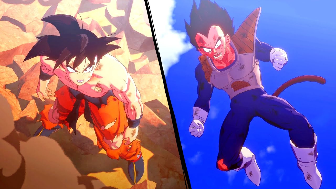 غوكو ضد فيجيتا معركة الحياة أو الموت لعبة دراغون بول زي | Dragon Ball Z Kakarot