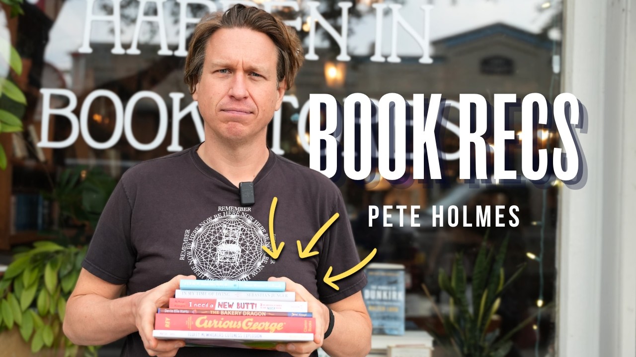Comedian Pete Holmes' Reading List (From Ryan Holiday) | Bookmarked