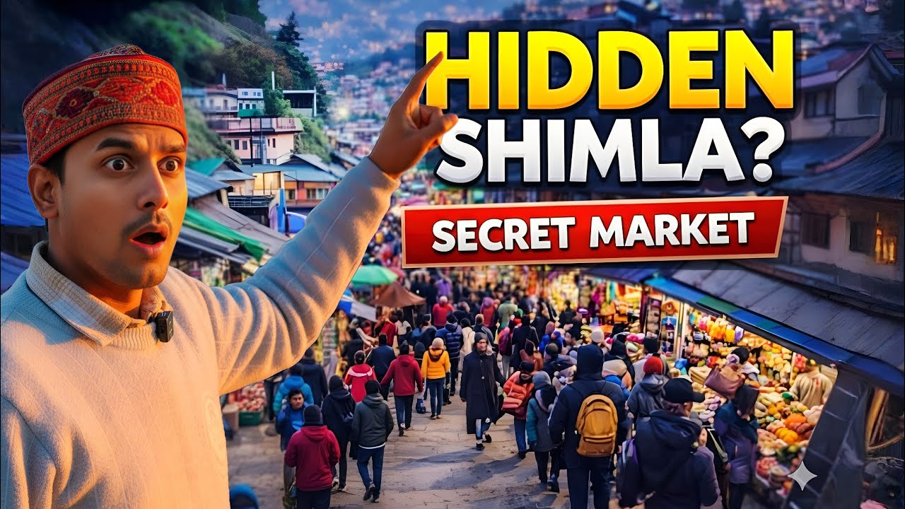 👉 Our First Day in Shimla Was INSANE! Hidden Market, Sunset & Mall Road Night 🌄