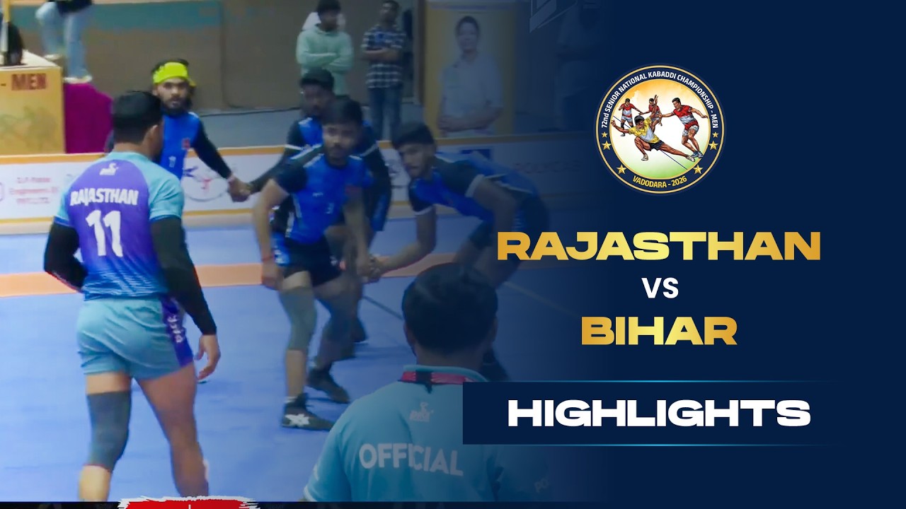 Rajasthan vs Bihar | 72nd Senior National Kabaddi Championship 2026 | Match Highlights